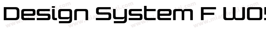 Design System F W05 700R字体转换